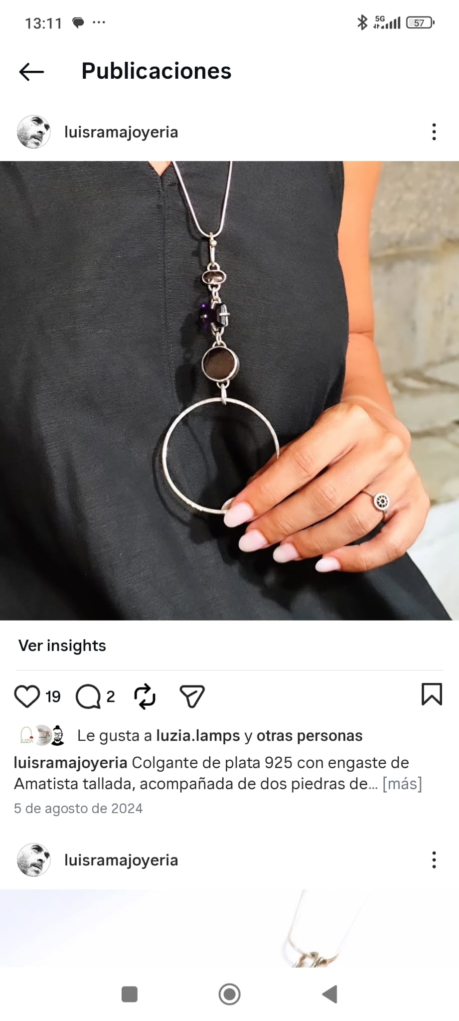 Luis Rama — Captura de referencia Instagram 3